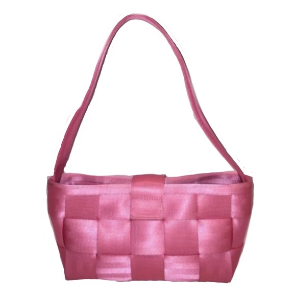 Harveys Handbags - Harveys Pink Seatbelt Small Handbag Baguette